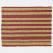 リネンラグジュアリーバー人気があるガンディ金ゴールドコレクション フリースブランケット (正面(横))