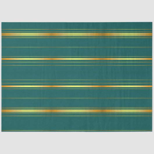 リネンラグジュアリーモダングリーン金ゴールドテクスチャコレクション 薄葉紙 (正面)