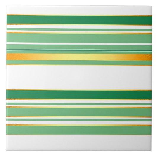 リネンラグジュアリー人気があるグリーン金ゴールドテクスチャコレクション タイル (正面)