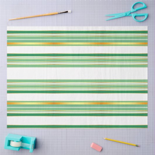 リネンラグジュアリー人気があるグリーン金ゴールドテクスチャコレクション 薄葉紙 (クラフト)