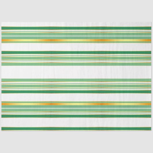 リネンラグジュアリー人気があるグリーン金ゴールドテクスチャコレクション 薄葉紙 (正面)