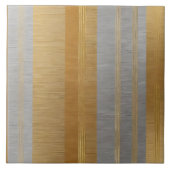 リネンラグジュアリー人気があるシルバー金ゴールドコレクション タイル (正面)