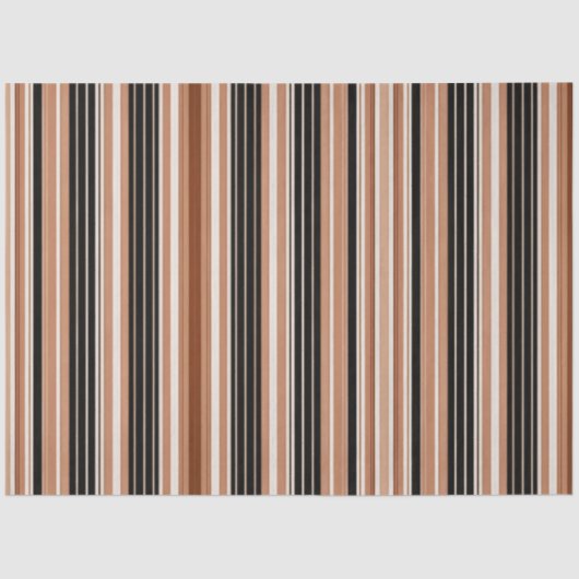 リネンラグジュアリー人気があるブラウンホワイトコレクション 薄葉紙 (正面)