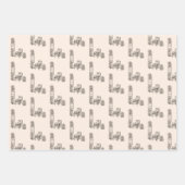 リネンラッピング紙シートのブックラバーズコーナー ラッピングペーパーシート (正面)