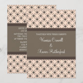 リネンラテファンシーィス結婚式招待状 招待状 (正面/裏面)