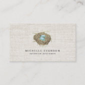 リネンルッエレガントクバードネストプロフェッショナル 名刺 (正面)