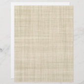 リネンルック紙文房具レターヘッド (正面/裏面)