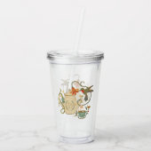 リネンヴィンテージティーパーティー アクリルタンブラー (裏面)