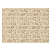 リネン一見によっては葉パターンが開花します テーブルクロス (正面(横))