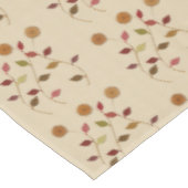 リネン一見によっては葉パターンが開花します テーブルクロス (アングル)