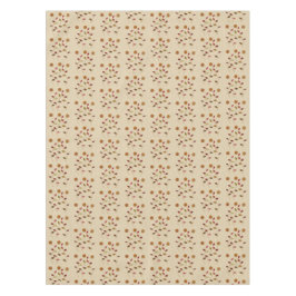 リネン一見によっては葉パターンが開花します テーブルクロス