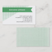 リネン旗の個人的なテレホンカード コーリングカード (正面/裏面)