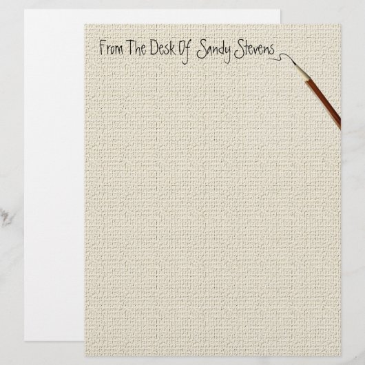 リネン素晴らし文房具 (正面/裏面)