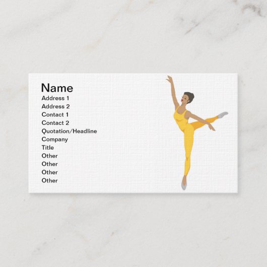 リネン終わりの名刺 名刺 (正面)