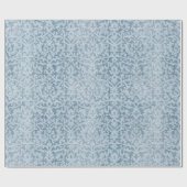 リネン色あせたダマスクパターン ラッピングペーパー (フラット)