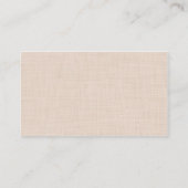 リネン質パターン 名刺 (裏面)