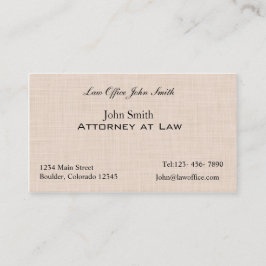 リネン質パターン 名刺