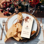 リネン金ゴールドグリッター水カラーフローライスラムWedd メニュー