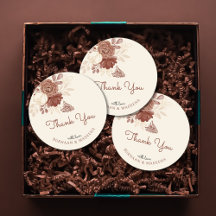 リネン金ゴールドグリッター水彩フローラ結婚式の引き出物