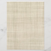 リネン風紙の背景にモノグラムのチラシ チラシ (裏面)