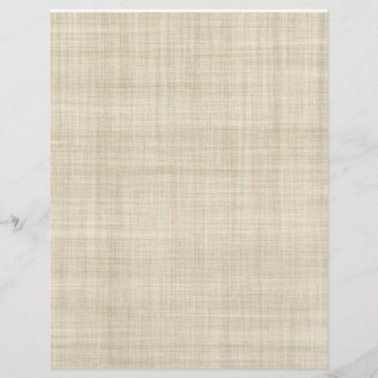 リネン風紙背景フライヤー チラシ (正面)