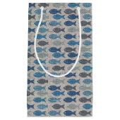 リネン魚 スモールペーパーバッグ (正面)