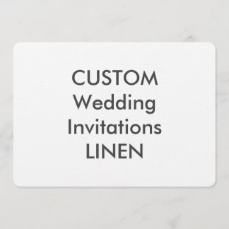 リネン100lb 7" x 5" 結婚式招待状 招待状