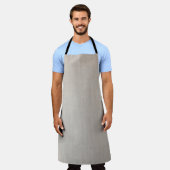リネン エプロン (着用した状態)
