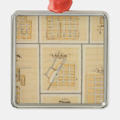 リネヴィル、ダービー、グリデット、エイムズ、コンウェイ メタルオーナメント (正面)