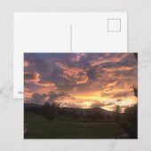 リノの夕焼け  ポストカード (正面/裏面)