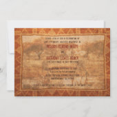 リノアフリカンサファリ結婚式招待状 招待状 (裏面)