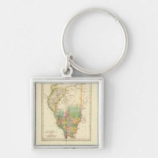 リノイ州 キーホルダー (正面)