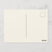 リノウッドカット ポストカード (裏面)