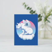 リノエンジェル – リノセロス保全認識度 ポストカード (スタンド正面)