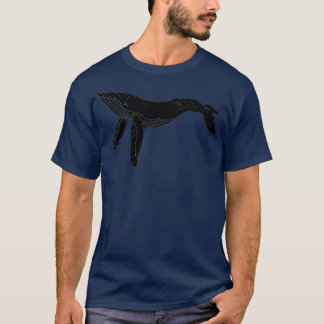 リノカットザトウクジラ Tシャツ