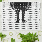 リノカットチキン キッチンタオル (折り畳み)