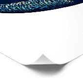 リノカット白と黒猫が一緒に寝る ポスター (コーナー)