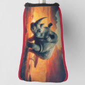 リノサンセットサファリ ゴルフヘッドカバー (回転90)