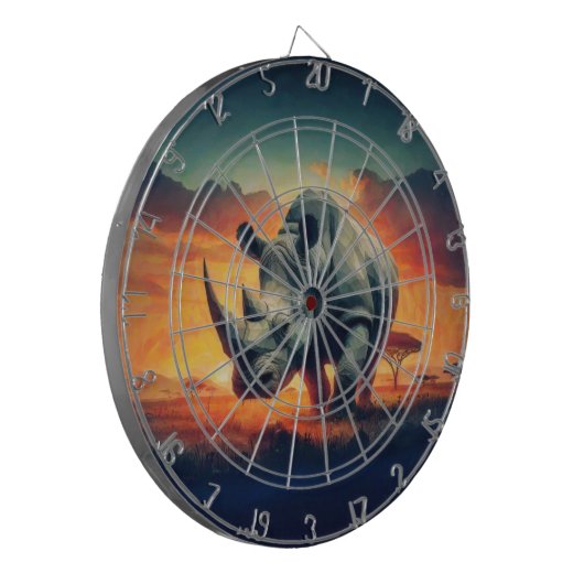 リノサンセットサファリ ダーツボード (正面左)