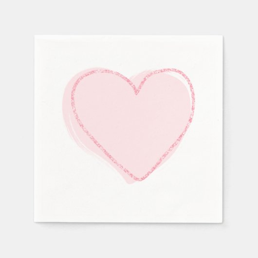 リノバレンタインデーパーティー スタンダードカクテルナプキン (正面)