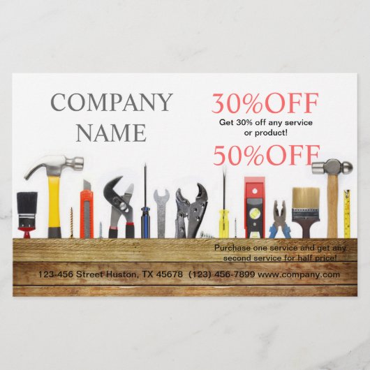 リノベーションツールハンドマントリー建築 チラシ (正面)