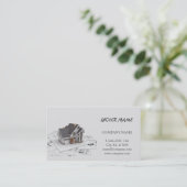 リノベーションハンドリマン建築建築家 名刺 (スタンド正面)