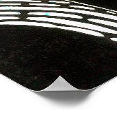 リノモダンカットイラストレーションスタイル。シュレアルコロ ポスター (角)