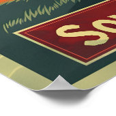 リノ南アフリカヴィンテージ ポスター (角)