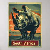 リノ南アフリカヴィンテージ ポスター (正面)