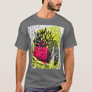 リノ印刷の多肉汁5 Tシャツ