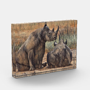 リノ油絵を描、 フォトブロック