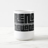 リノ - ネバダ州 コーヒーマグカップ (中央)