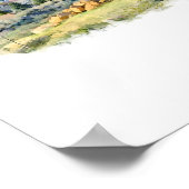 リノ ネバダ ポスター, 水彩, オーダーメイド ポスター (角)