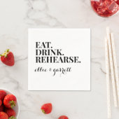 リハはっきりしたーサルディナー スタンダードカクテルナプキン (インサイチュ)